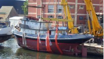 Palumbo luxury yacht Vervece at launch